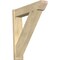 Ekena Millwork Traditional Slat Rough Sawn Outlooker, Douglas Fir, 8"W x 36"D x 40"H OUT08X36X40TRA06RDF - alternate 1